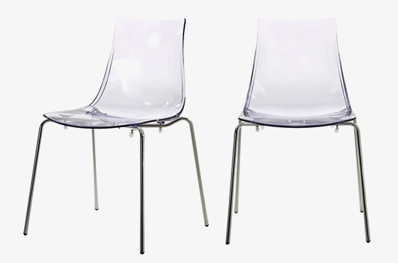 Led Transparent Dining Chair